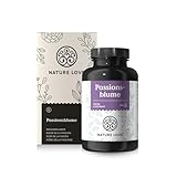 NATURE LOVE® Passionsblume Extrakt - 240 Kapseln, 4 Monatsvorrat. 750mg Extrakt 5:1 (entspricht 3750mg) pro Tagesdosis. Ohne unerwünschte Zusätze, hochdosiert, vegan, deutsche Produktion