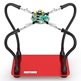 BEEYUIHF Löthilfe Lötstation mit 4 flexiblen Schwanenhals Armen und Krokodilklemmen, Lötende Dritte Hände Für Löt und Bastelarbeiten,Werkzeug Zubehör