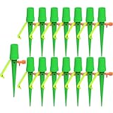 Bewässerungsspitzen für Pflanzen – Düse mit langsamer Freisetzung, transparentes Wasserrohr, präzise Tropfenregulierung, intelligente Bodenfeuchte-Hilfe | Urlaubsbewässerung mit Versorgung