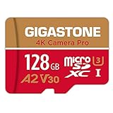 [5 Jahre kostenlose Datenwiederherstellung] GIGASTONE 128GB Micro SD Speicherkarte, 4K Kamera Pro, bis zu 100/50 MB/s, für Gopro insta360 DJI, A2 V30