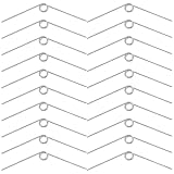 TOGEVAL 20 Stück V förmige Ersatzfedern aus Edelstahl für Kleine Gartenscheren Robuste Feder für Zweig Strauchscheren Handschonend Langlebig Einfache Befestigung für Gartengeräte