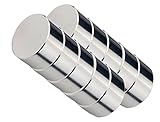 SANKRO 10 Stück neodym Magnete (10 x 5 mm) Magnete Extra Stark, Magnete Stark, Kühlschrankmagnete, Starke Magnete für Magnettafel