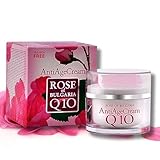 Biofresh Rose of Bulgaria Anti Age Cream Q 10 mit Rosenwasser, Jojobaöl, Vitamin E und Sheabutter 50ml