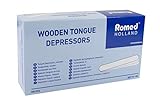 Romed Holzspatel Mundspatel aus Holz (1 x 100 Stück)