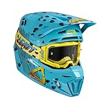 8.5 Composite motocross helmet with goggle included