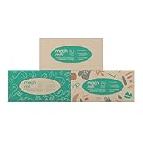 machm!t Kosmetiktücher 4-lagig - 100 Tücher – 1 Box - ohne Bleichmittel - aus recyceltem Karton - extrem weich & nachhaltig – Made in Germany – 100% recycelbar - Umfang: 1 Packung mit 100 Tücher