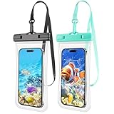 Kebrela Wasserdichte Handytasche, transparent, wasserdichte Handyhülle für iPhone 15 Pro Max 14 13 12 11 Plus Samsung bis 17,5 cm (6,9 Zoll), IPX8 wasserdichte Handy-Trockentasche zum Schnorcheln,