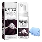 KOAHDE Reinigungsmittel für Schmuck, Reinigungsmittel für Schmuck, effektive Reinigung und Pflege von Schmuck aus Silber, Reinigungsmittel für Schmuck, flüssiges Reinigen von Silber, Gold, Schmuck