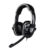 Sades In-Ear-Gaming-Kopfhörer schwarz schwarz/weiß