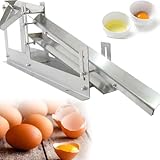 JKJZSALJ Commercial Chicken Yolk Protein Separator 304 Edelstahl Trenneier Maschine Einstellbare Höhe Und Trennspalt 500-800 Stück/H Ausgang