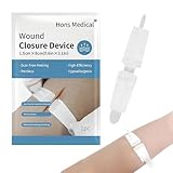 UIEXAY Wundverschlüsse Strips Klammerpflaster 1 Stück Wundnahtstreifen Klebebandagen Wundnahtstreifen-Strips Für Camping & Outdoor