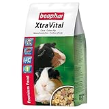 BEAPHAR - XtraVital Meerschweinchen Futter - Für Nager Und Kleinsäuger - Mit Alfalfa, Extra Vitamin C - Unterstützt Allgemeine Gesundheit - 1 kg