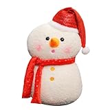 20cm Weihnachtspuppe Schneemann Puppe Spielzeug niedliches Plüsch Schneemann Stofftier Weihnachtsspielzeug Super weiches Spielzeug Kinder Geschenk Jungen und Mädchen Weihnachtsheimdekoration