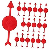 VICASKY 25 Stück Teiliges Plastik Rotierende Pfeile Brettspiel Zubehör Glatte Ecken Sicher Gesellschaftsspiel Drehpfeil für Große Gruppen Spielspaß