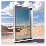 DGAMHF Verstellbares Magnetisches Fliegengitter For Fenster For Selbermachen, Vollrahmen-Magnetstreifen, Einfache Installation, Passend For Jede Größe, Kleineres Insektennetz, Moskitonetz For Fenster,