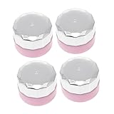 SHERCHPRY 4Stücke Mini Nagellackflaschen Leere Kosmetikgläser für Nagelgel zum Reisen Wiederverwendbar und Leicht zu Reinigen Nagellack und Nagelbehandlungen