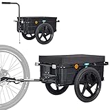 Tiggo VS Plus Fahrrad Lastenanhänger & Handwagen mit 70 Liter Transportbox Fahrradanhänger Transportanhänger 20317