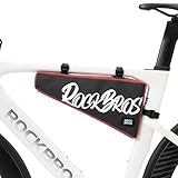 ROCKBROS Fahrrad Rahmentasche 1,9 L Fahrradtasche Oberrohrtasche für Gravelbike MTB Ebike Rennrad mit Klettbandverschluss Dreieckstasche Rot
