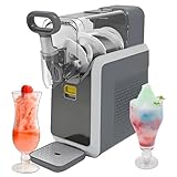 Quixnova Digitaler Slush-Maker mit 5 voreingestellten Modi, 9-stufiger Härteeinstellung, Gerät zur Herstellung von eisgekühlten Saft-Smoothies für Eiscreme, Milchshakes und Smoothies