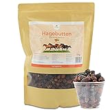 Mahu Natur 1 kg Getrocknete Hagebutten Pferd - Ganze Früchte Schonend Getrocknet - Für Pferde, Ponys Und Esel Mit Viel Vitamin C