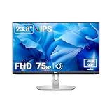 Dell S2421H 24 Zoll Full HD (1920x1080) Monitor, 75Hz, IPS, 4ms, AMD FreeSync, Eingebaute Lautsprecher, Ultradünner Rahmen, 2x HDMI, 3 Jahre Garantie, Silber