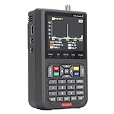 Cuifati Handheld -Satellitenfinder, 3,5 Zoll Digitales SAT -Meter DVB S2X S2 S Signalempfänger DC5V 9V 12V, 950–2150 MHz