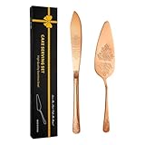 Edelstahl Kuchen Cutter Werkzeug Set Edelstahl Kuchen Ausstecher Set - Deko Hochzeitstorte Schneider und Tortenheber - Langlebiges Schneidset für