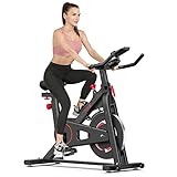 Dripex Heimtrainer Fahrrad mit Magnetischem Widerstand,Dripex Indoor Fitnessbike mit 8KG Schwere Schwungrad,Herzfrequenzmonitor&LCD Monitor,Stille Stationäre Fahrräder für zu Hause,Max.150kg