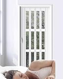Schalldichte Falttür für Schlafzimmer Privatsphäre Akkordeon PVC Schiebetor