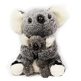 Huaqgu Koala Gefüllte Plüschtiere Mutter Und Kind Für Wohnzimmer Schlafzimmer Büro Kinderzimmer Koala Puppen Stofftier Kuscheltiere Für Mädchen