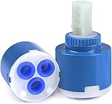 Ø 35mm Wasserhahn Kartusche für Blanco Spüle Zubehör, Keramik Kartusche für Mischbatterie, Kartusche Wasserhahn für Blanco Kartusche, Waschtischarmatur und Duscharmatur, Passend für Blanco Linus