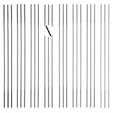 24 Stück Laubsägeblatt, Dekupiersägeblatt, 130 mm Laubsäge Laubblatt Juweliersäge Laubsäge Spirallaubsägeblätter, Laubsägeblätter Set Nr. 1/2/3/4/5/6/7/8 für Holz Kunststoff Metall