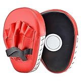 Schlagpolster für Boxen, 1 Paar, für Boxen, Leder, gebogen, Schild, gebogen, für Boxen, MMA, gebogen, Muay Thai, Pao, Schlagtraining