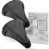 Sattelprofi® Fahrradsattel Überzug Wasserdicht (2er Set) - Profi Sattelbezug für jedes Fahrrad - Reißfester Sattelschutz für jedes Wetter - Perfekter Regenschutz