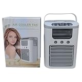 Luftkühler,Tragbarer Luftkühler Mit Sprühnebel Funktion | Leises Gerät Mit Steckdose Und Batterie Für Wohnheimzimmer Wohnung Nachttisch Bei