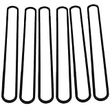 LALADEFIEE 6 Stück Schaumstoff Dichtungsstreifen Ersatz für Vakuumiergeräte Elastische Vakuumdichtung für Lebensmittelversiegler Kompatibel mit Haushalts und Labor Vakuummaschinen