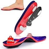 Orthopädische Einlegesohlen für Herren und Damen,Komfort Arbeitsschuhe Einlegesohlen,Orthopädische Fußstütze für Plantar-Fasziitis,Plattfüße,Violett M