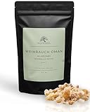 Incensera Weihrauch Oman 50g - Baumharz zum Räuchern Weihrauch zum Räuchern & Ausräuchern negativer Energie Hochwertiges Räucherwerk, Harz & Frankincense Perfekt für Hausreinigung