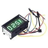 Auto-Zeituhr-Thermometer, Auto-Smart-Digital-Thermometer, 3-in-1-Nachtlicht-LED-Anzeige, Uhr-Voltmeter mit Power-Memory-Funktion, Spannungsprüfer