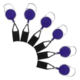 Abaodam Einziehbarer Feuerzeughalter mit Clip und 60cm Teleskopschnur Verlustrisiko Schutz Schlüsselanhänger für Camping Angeln und Wandern Kompakter Blauer Gürtelhalter für Herren