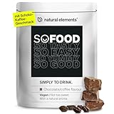 So Food Trinkmahlzeit Vegan – Schoko-Kaffee – 25g Protein, 10 Mahlzeiten – alle essenziellen Vitamine & Mineralstoffe – in Deutschland produziert & laborgeprüft