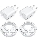 iPhone Ladekabel Ladegerät 25W Schnellladegerät MFi Zertifiziert für iPhone 14 Pro Max 13 Plus 12 11 SE X iPad Stecker usbc Netzteil Schnellladekabel Lightning Kabel USB C Power Adapter