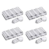 ISTOVO 40mm Münzkapseln Münzkoffer Münzhalter Aufbewahrungsbehälter mit Aufbewahrungsbox für Münzsammelbedarf (240 Stück)