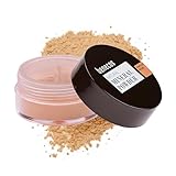Benecos Natural Mineral Powder medium beige - loses Puder mit innovativem Dreheinsatz - mattierend - für ebenmäßigen Teint - mit Bio-Rizinusöl & Vitamin E - talkfrei & vegan - 6g
