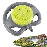 Gacqpli Für Garten,Automatischer 360 Grad Rotationsregner - Wetterbeständiger Wassersparender Sprinkler Für Gemüsefarm Landschaftsbau Garten Rasen Terrasse