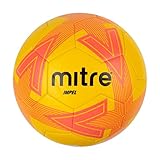 Mitre Impel L30P Fußball, sehr strapazierfähig, formbeständig, für alle Altersgruppen, gelb, orange, schwarz, Ballgröße 5