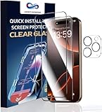 Infinity Enterprise Glas Schutzfolie für Apple iPhone 14 Pro Max, 2 Pack Panzerglas + 1 Pack Kameraobjektivschutz, Fingerabdruck-Entriegelung, 9H, Anti-Kratzer, Einfache Installation