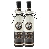 RAKI - Beylerbeyi Göbek Raki 2 x 20cl | Türkischer Brandy mit Anis aromatisiert - 100% frische Weintrauben - Ohne Zuckerzusatz | Dreifache Destillation - Alkoholgehalt 45%