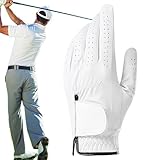 Herren-Golfhandschuh, linke Hand, atmungsaktiv, ergonomischer Fäustling-Griff, Schutz für Radfahren, Tennis, Damen, Angeln, Motorrad, Reiten, Wandern, Outdoor