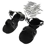 VICASKY 1Paar Rasenbelüftungsschuhe Für Gartenarbeit Leichte Nagelschuhe Zur Belüftung Von Rasenflächen Für Verbesserung Bodenbelüftung Und Sauerstoffzufuhr Im Garten
